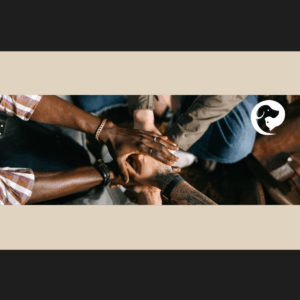 People with outreached hands